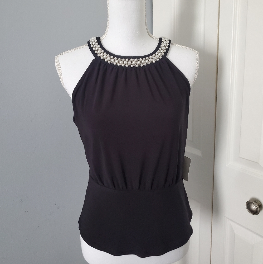 Perseption Concept Black Blouse - image 1